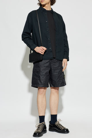 Stone Island BLACK T-shirt with pocket 2