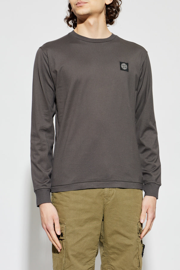 Stone Island GREY Long-sleeve T-shirt 3