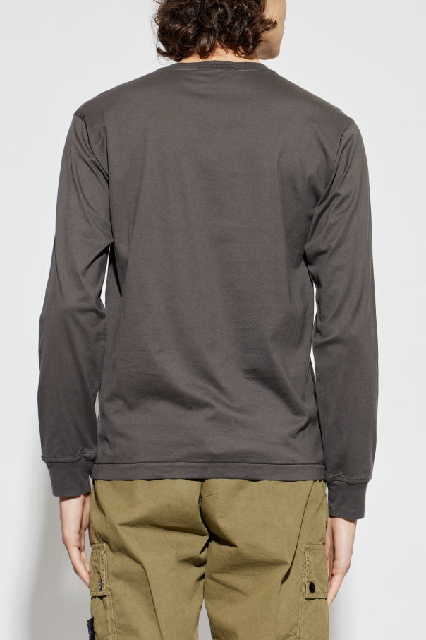 Stone Island GREY Long-sleeve T-shirt 4
