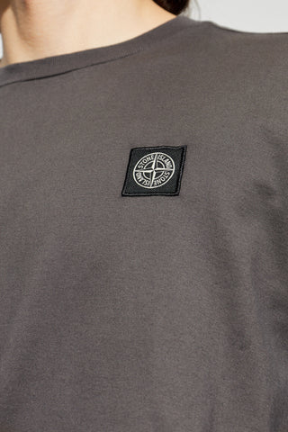 Stone Island GREY Long-sleeve T-shirt 5