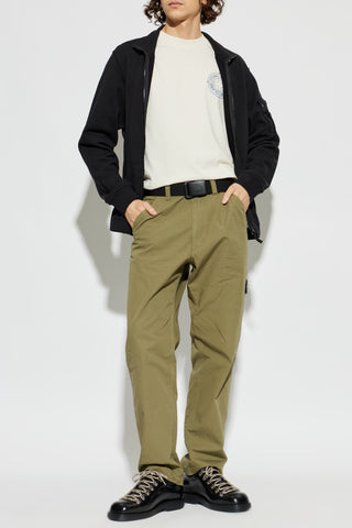 Stone Island cream T-shirt with printed logo 2
