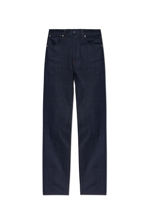Stone Island NAVY BLUE Jeans with tapered legs 1