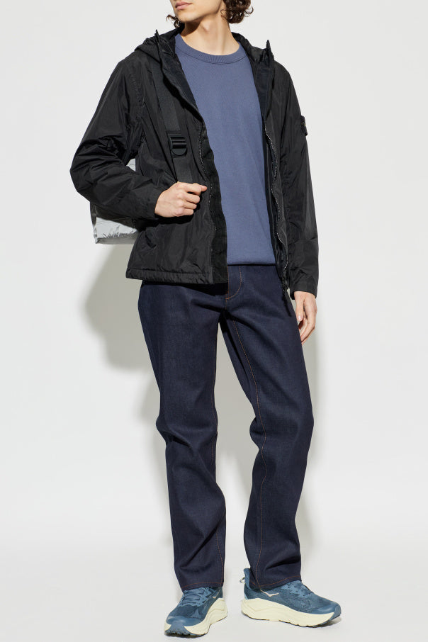 Stone Island NAVY BLUE Jeans with tapered legs 2