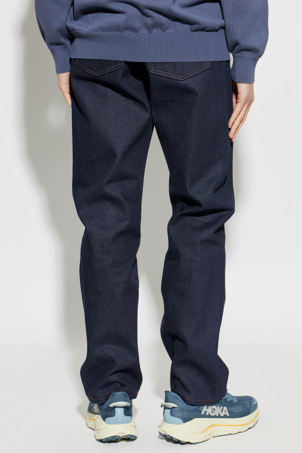 Stone Island NAVY BLUE Jeans with tapered legs 4