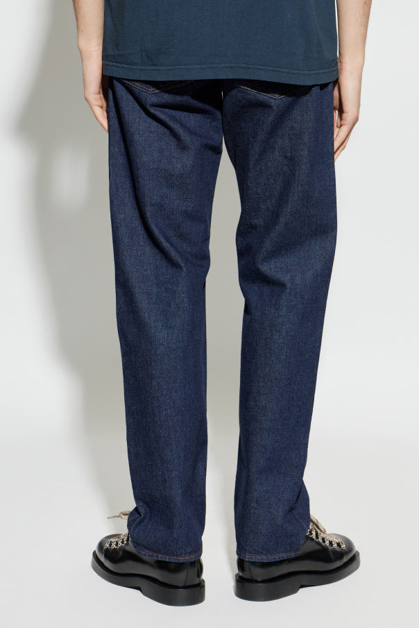 Stone Island NAVY BLUE Jeans with tapered legs 4