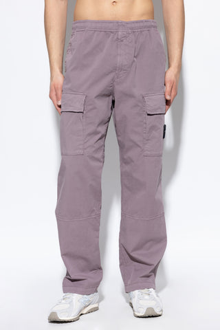 Stone Island PURPLE ‘Cargo’ trousers with logo patch 3