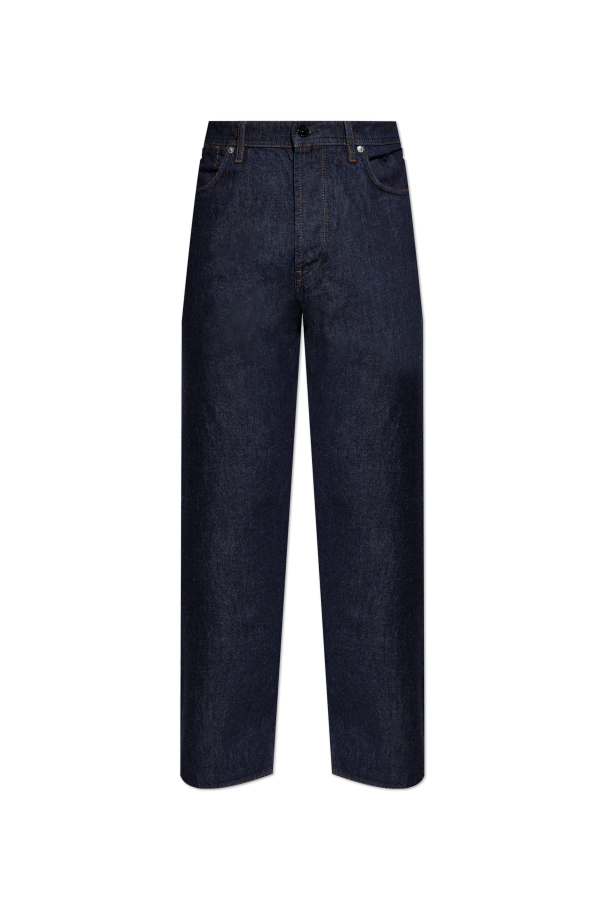 Stone Island NAVY BLUE Straight leg jeans 1