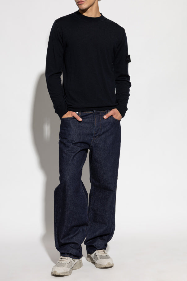 Stone Island NAVY BLUE Straight leg jeans 2