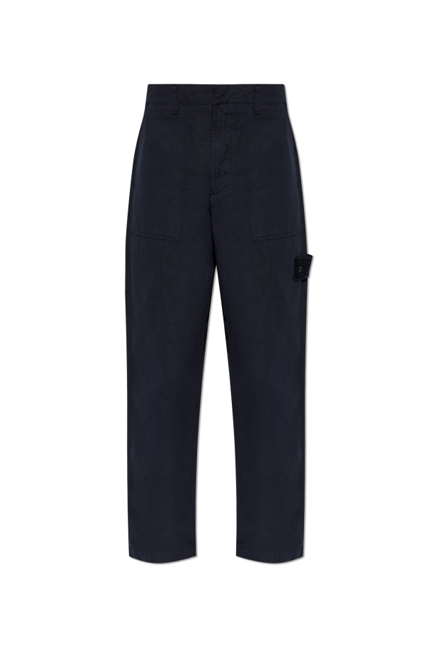 Stone Island NAVY BLUE Loose-fit trousers 1