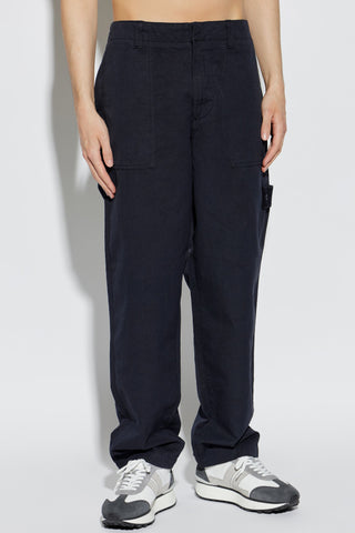 Stone Island NAVY BLUE Loose-fit trousers 3