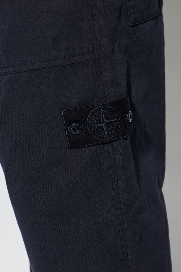 Stone Island NAVY BLUE Loose-fit trousers 5