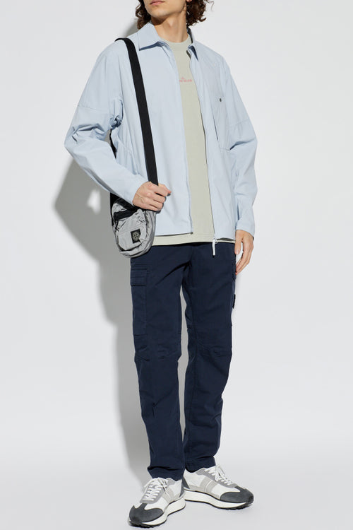 Stone Island GREY T-shirt with printed logo 2