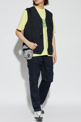Stone Island YELLOW T-shirt with printed logo 2