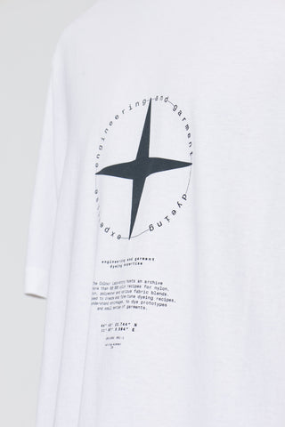 Stone Island WHITE T-shirt with printed logo 5