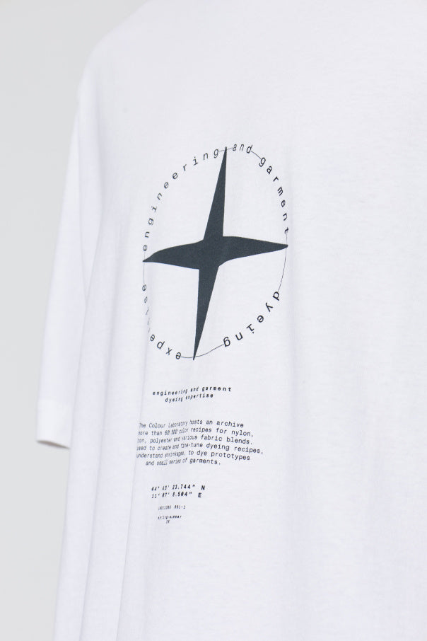 Stone Island WHITE T-shirt with printed logo 5