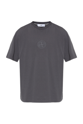 Stone Island GREY T-shirt with logo 1