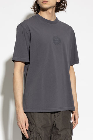 Stone Island GREY T-shirt with logo 3