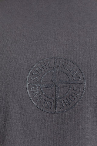Stone Island GREY T-shirt with logo 5