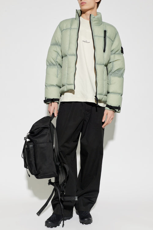 Stone Island cream T-shirt with printed logo 2
