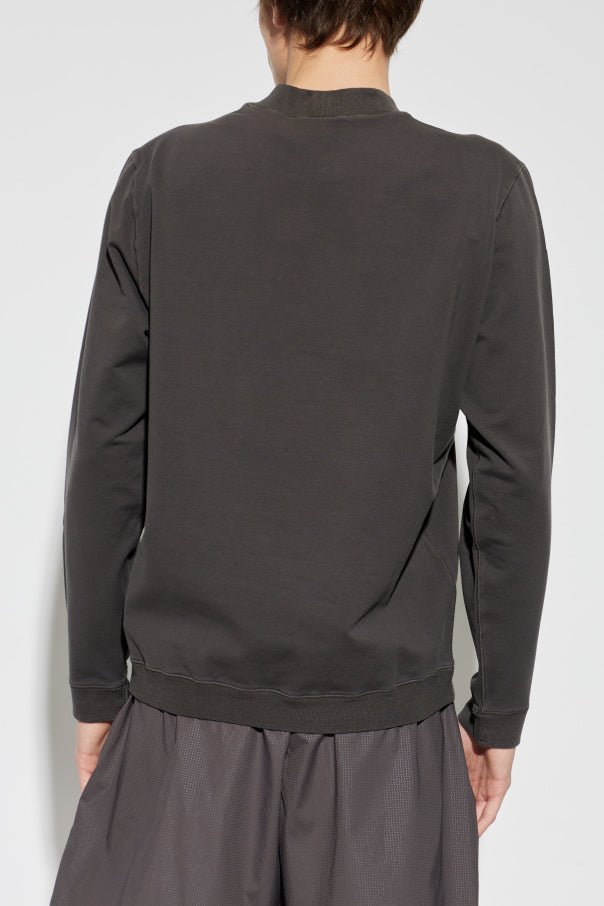 Stone Island GREY Sweatshirt with embroidered logo 4