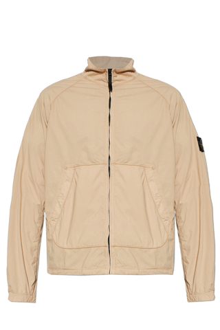 Stone Island beige Sweatshirt with a stand-up collar 1