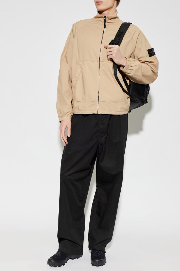 Stone Island beige Sweatshirt with a stand-up collar 2