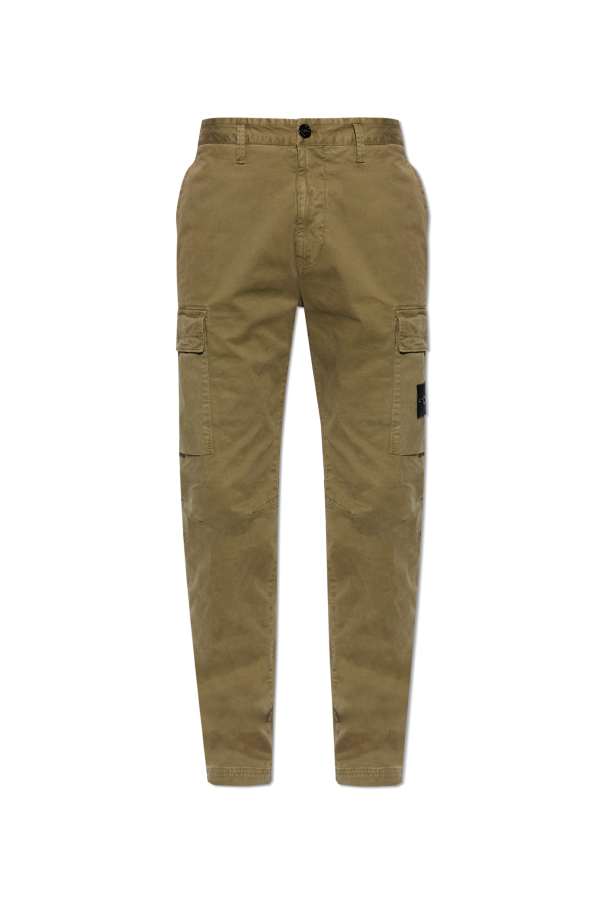 Stone Island GREEN Cargo trousers 1