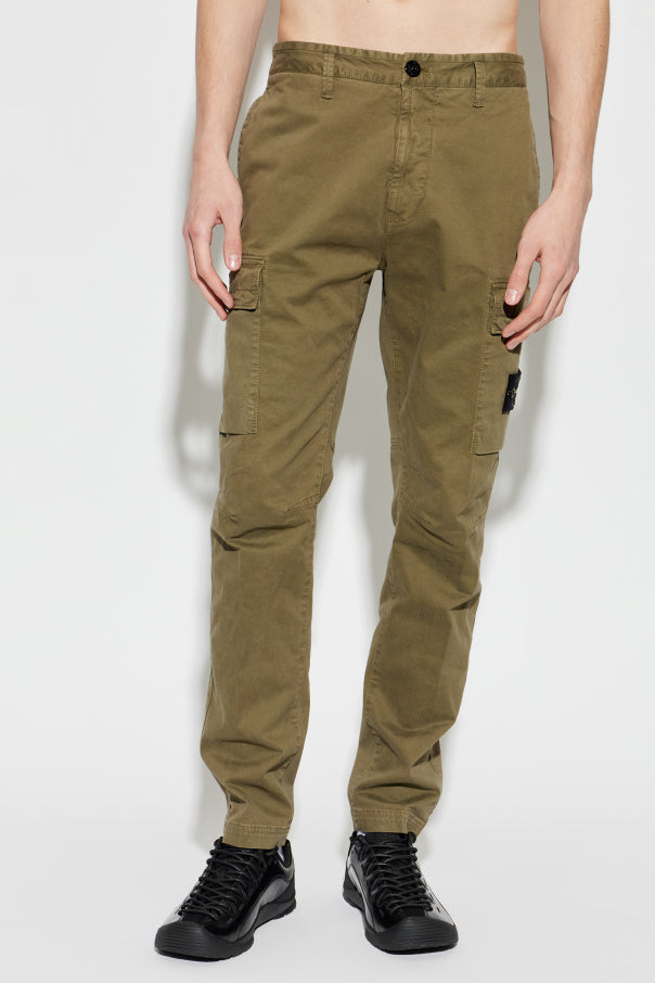 Stone Island GREEN Cargo trousers 3
