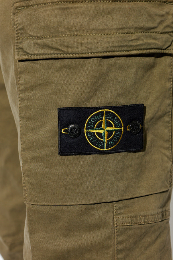 Stone Island GREEN Cargo trousers 5