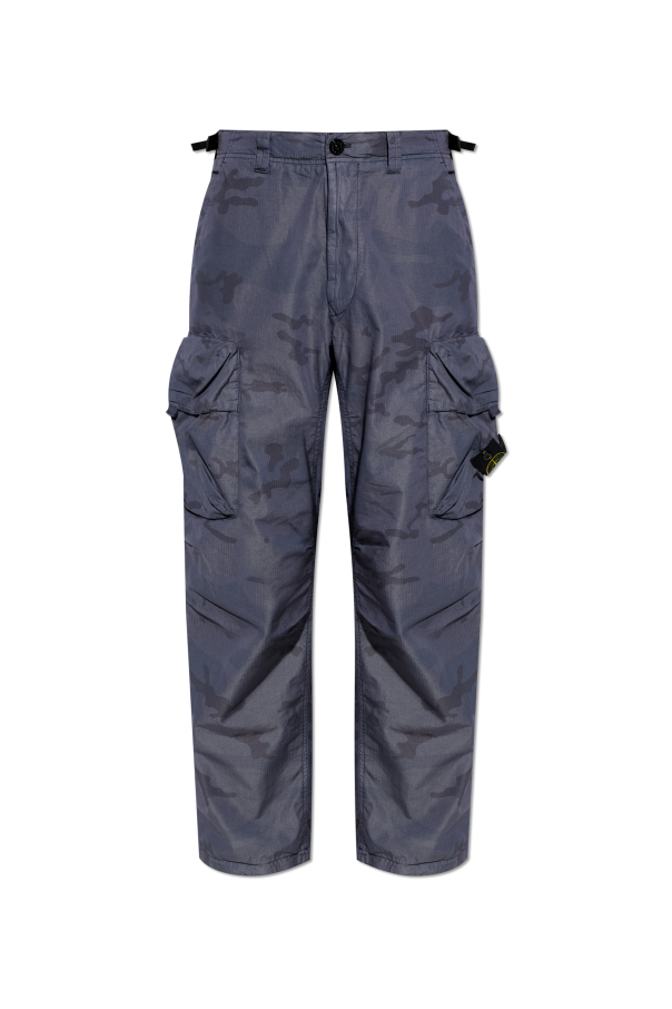 Stone Island NAVY BLUE ‘Cargo’ trousers 1