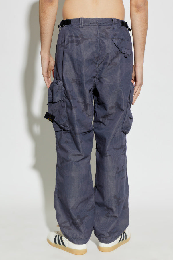 Stone Island NAVY BLUE ‘Cargo’ trousers 4