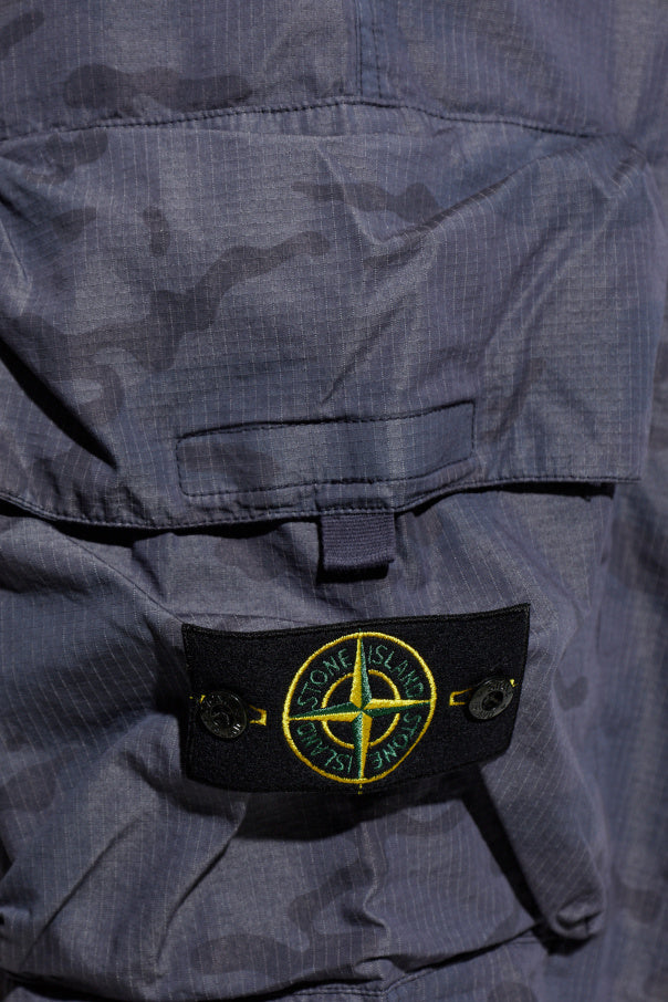 Stone Island NAVY BLUE ‘Cargo’ trousers 5