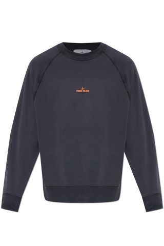 Stone Island NAVY BLUE Sweatshirt with logo 1