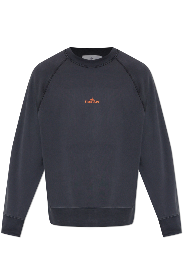 Stone Island NAVY BLUE Sweatshirt with logo 1