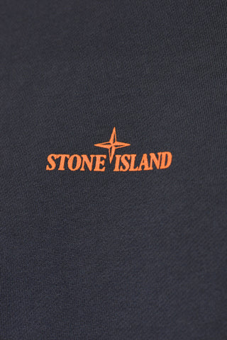 Stone Island NAVY BLUE Sweatshirt with logo 5
