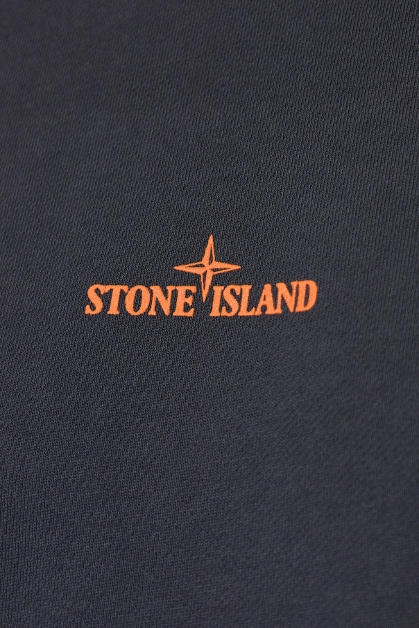 Stone Island NAVY BLUE Sweatshirt with logo 5