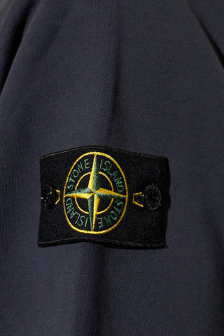Stone Island NAVY BLUE Sweatshirt with logo patch 5