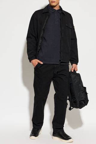 Stone Island NAVY BLUE Sweatshirt with logo patch 2