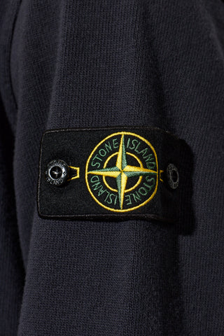 Stone Island NAVY BLUE Sweatshirt with logo patch 5