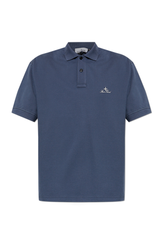 Stone Island NAVY BLUE Polo with logo 1