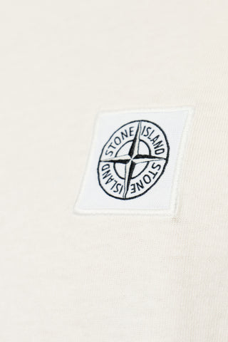 Stone Island cream T-shirt with logo 5