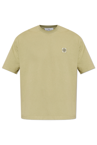 Stone Island GREEN T-shirt with logo 1