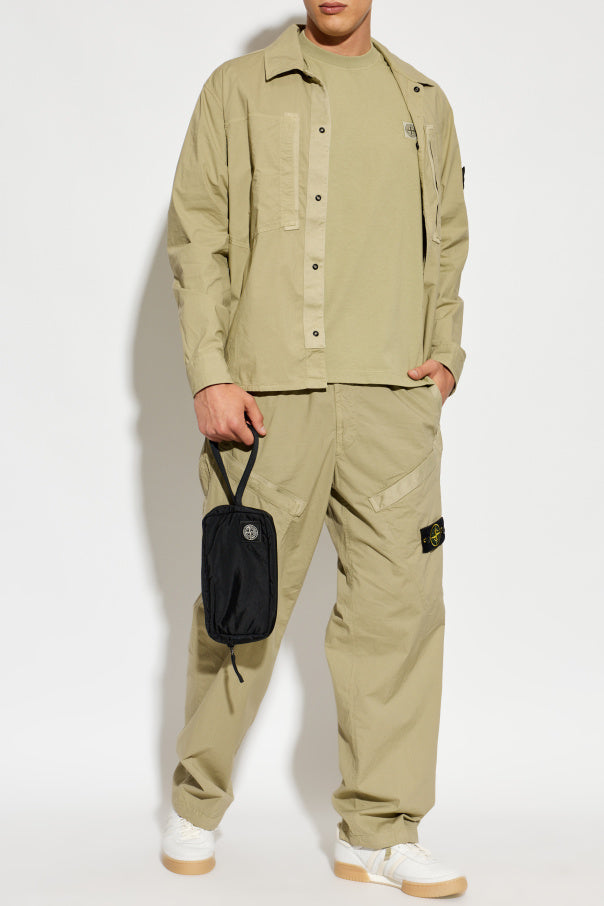 Stone Island GREEN T-shirt with logo 2