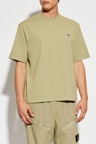 Stone Island GREEN T-shirt with logo 3