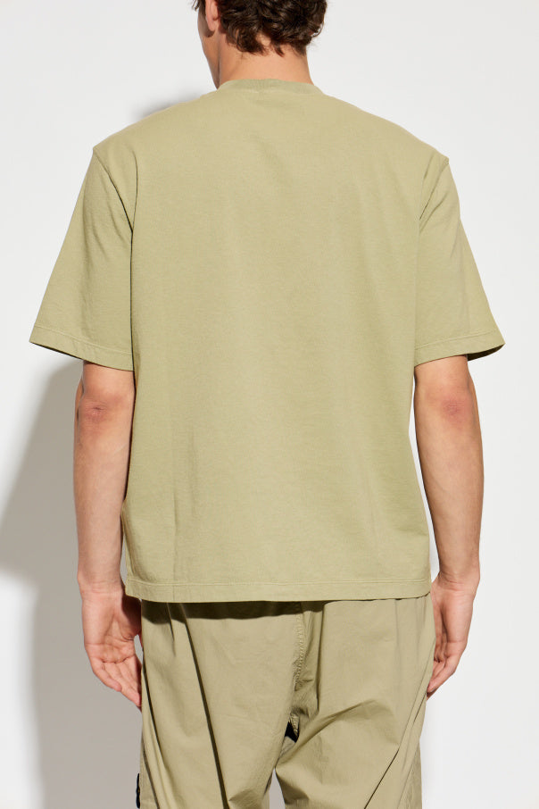 Stone Island GREEN T-shirt with logo 4