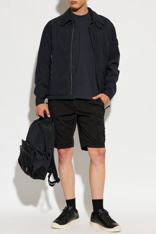 Stone Island NAVY BLUE T-shirt with logo 2