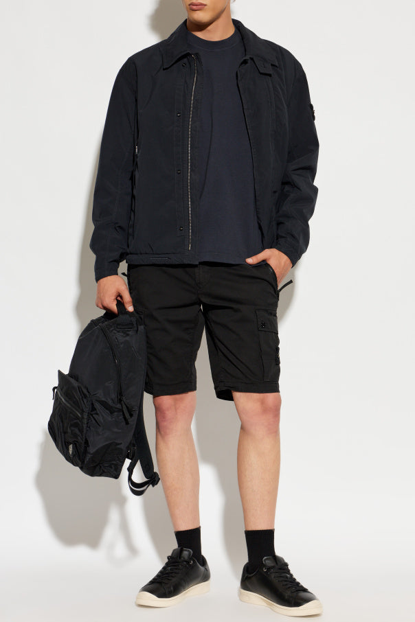 Stone Island NAVY BLUE T-shirt with logo 2