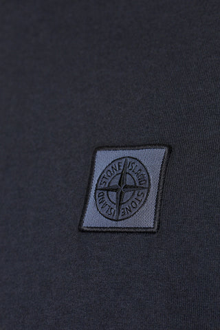 Stone Island NAVY BLUE T-shirt with logo 5
