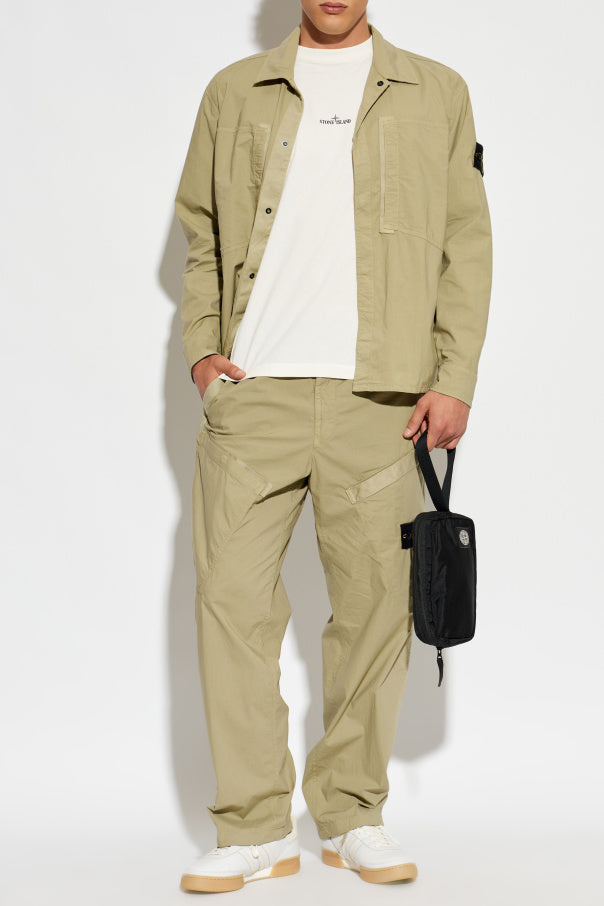 Stone Island cream T-shirt with logo 2