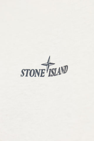 Stone Island cream T-shirt with logo 5